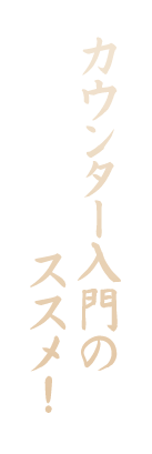 カウンター入門のススメ